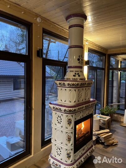Изразцовая печь для дома, дачи