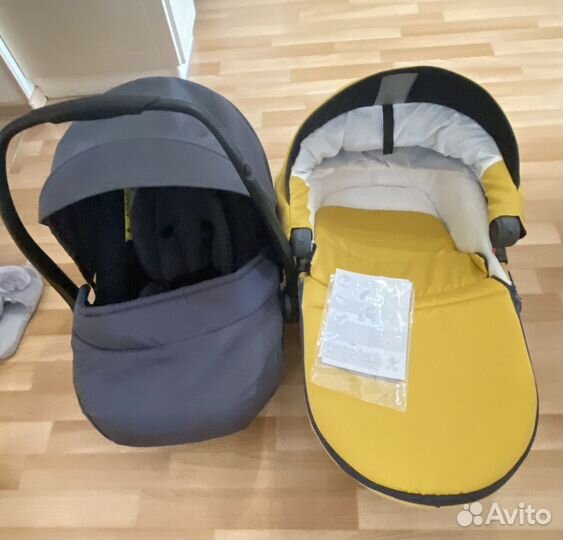 Детская коляска 3в1 Belino и плюс теплый конверт