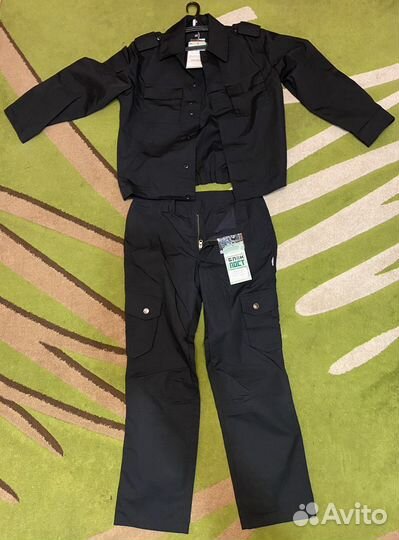 Костюм спецназ (куртка+брюки) рип-стоп черный