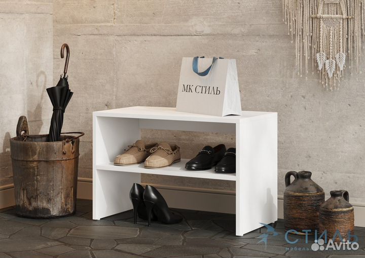 Лайт Тумба для обуви тм-002 Белый