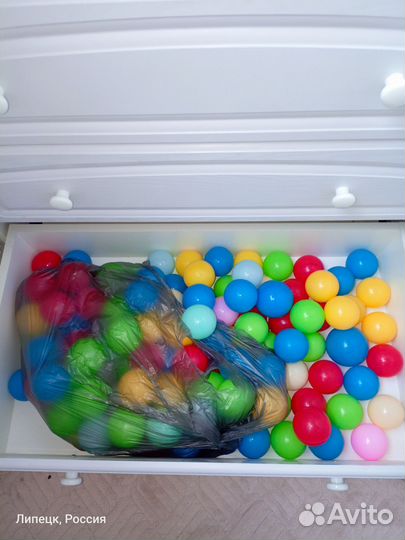 Сухой бассейн с шариками бу