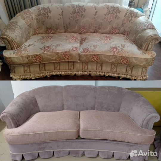 Перетяжка и ремонт мягкой мебели