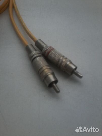 Фирменный аудио кабель 2RCA-2RCA