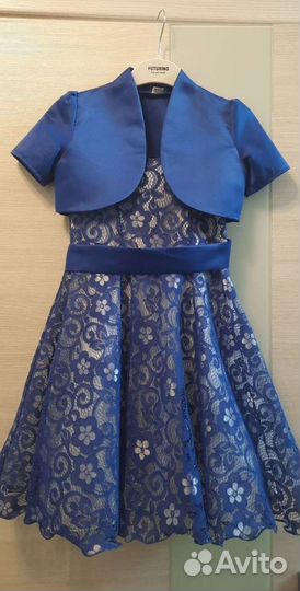 Детское нарядное платье 128-134