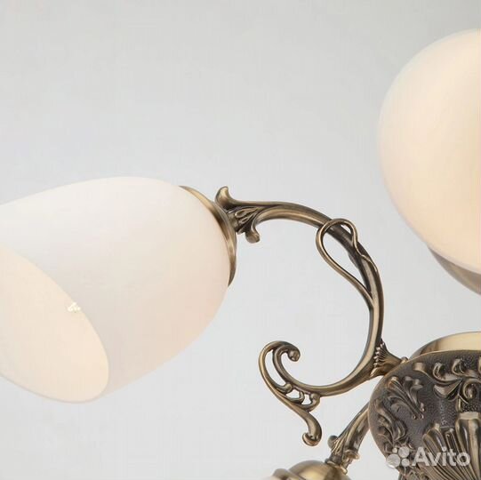 Подвесная люстра Eurosvet 22010/5 античная бронза