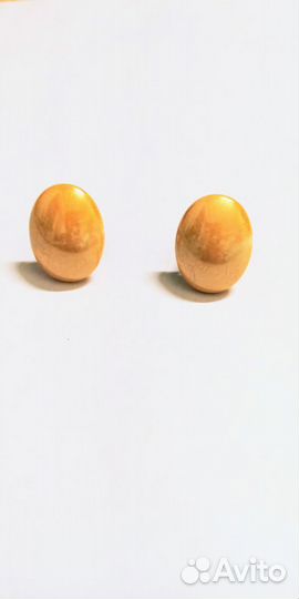 Запонки и заколки д/галстука винтажные, серьги