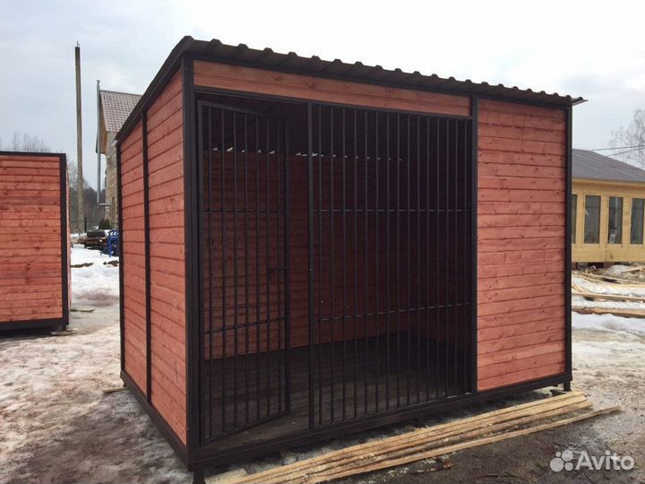 Вольер для крупных собак уличный Ф-63