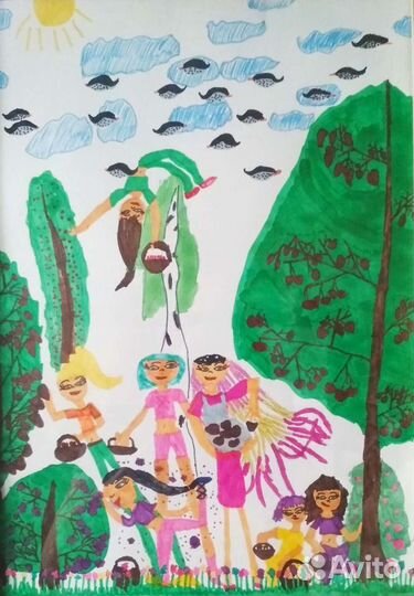 Поделки, рисунки для садика и начальной школы