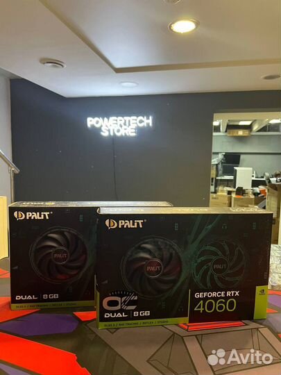 Видеокарта Palit nvidia GeForce RTX 4060 dual