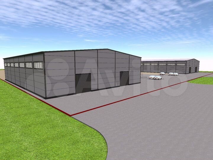 Торговое, производств-е, складское здание, 1260 м²