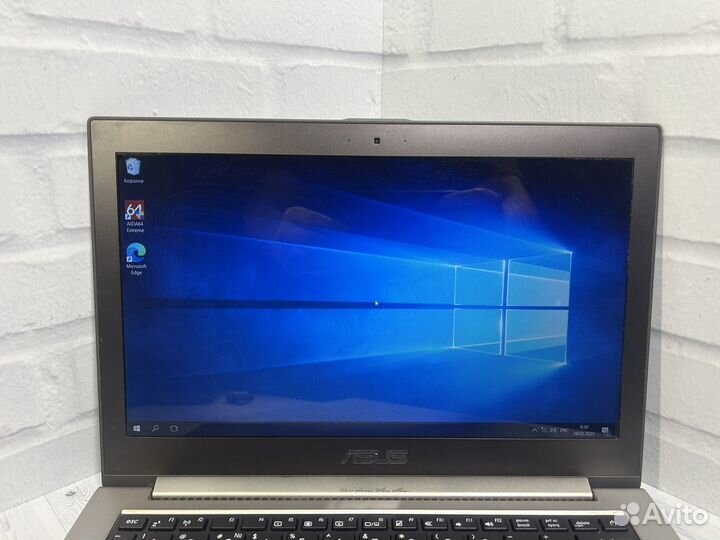 Металлический ноутбук asus intel i7/SSD/13.3