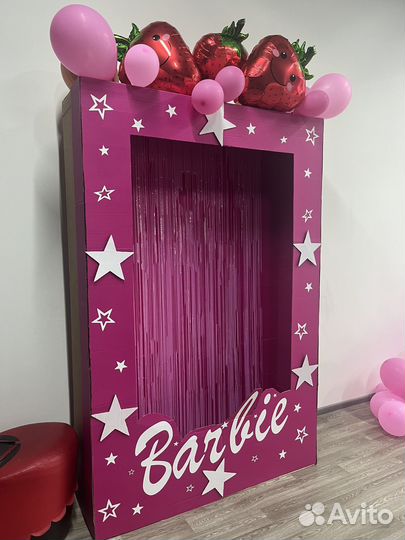 Коробка Барби для фотосессии