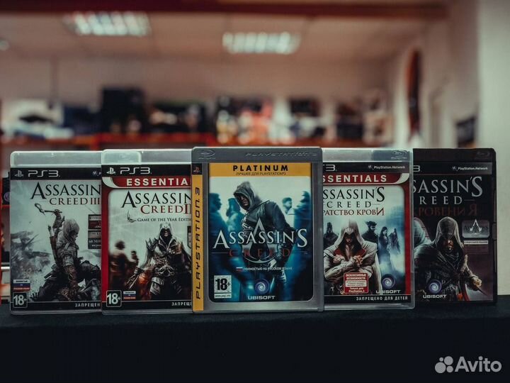 Подборка игр Assassin s Creed на PS3