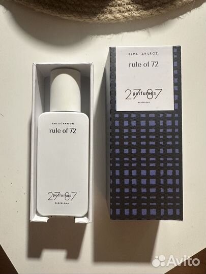 Парфюмерная вода 27 87 Perfumes Rule of 72