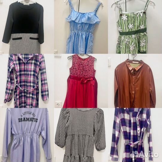 Пакет платьев на девочку 10-12лет 140-152