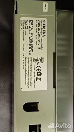 Контроллер Siemens AC5100 SiPass ACC V3