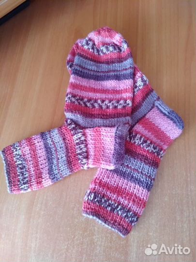 Вязанные носки ручной работы