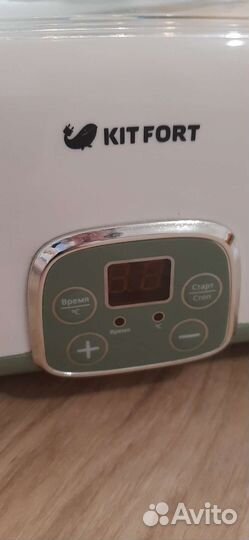 Йогуртница Kitfort с таймером и рег. темп