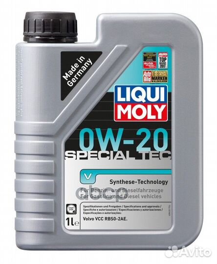 LiquiMoly 0W20 Special Tec V (1L) масло мотор