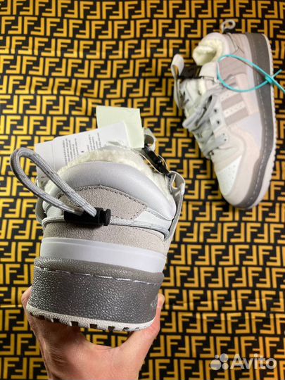 Adidas forum low bad bunny утепленные