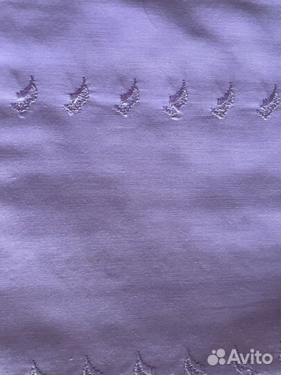 Ткань шитье сиреневого цвета