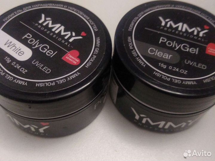Полигель комуфлирующий и прозр. для наращивания