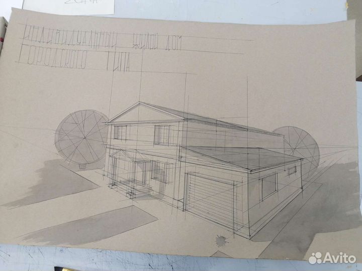 Репетитор по черчению/рисунку, чертежи на заказ