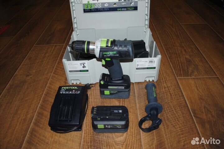 Шуруповерт Festool DRC 18/4 quadrive