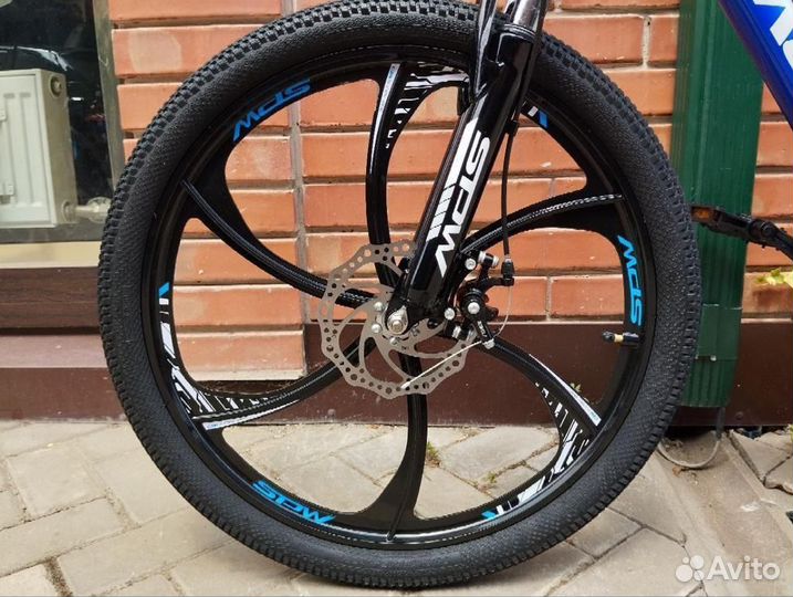 Велосипед на литых дисках 24