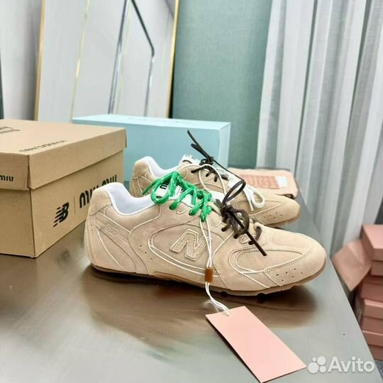 Кроссовки miu miu x new balance 530 sl Premium