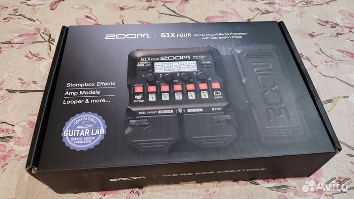 Гитарный процессор Zoom G1X four + Bogner Pack