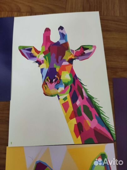 Пазл,картинка из сборных наклеек