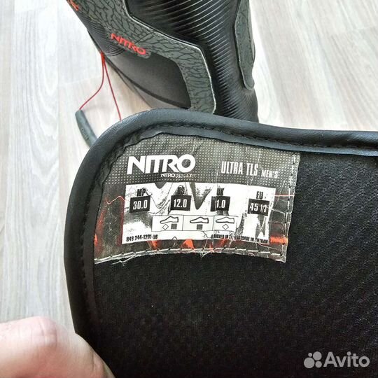 Сноубордические ботинки nitro ultra tvs