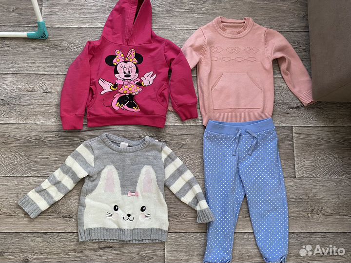 Вещи пакетом на девочку 80 86