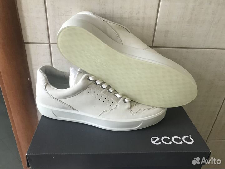 Ecco p45 новые extra width качественные кроссовки