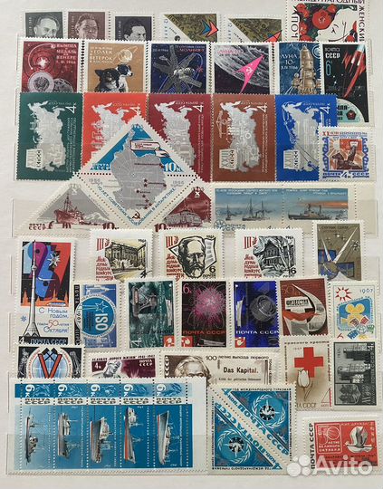 Марки СССР. 1960е-69. Серии