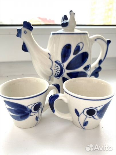 Гжель фигурки животных коллекционные