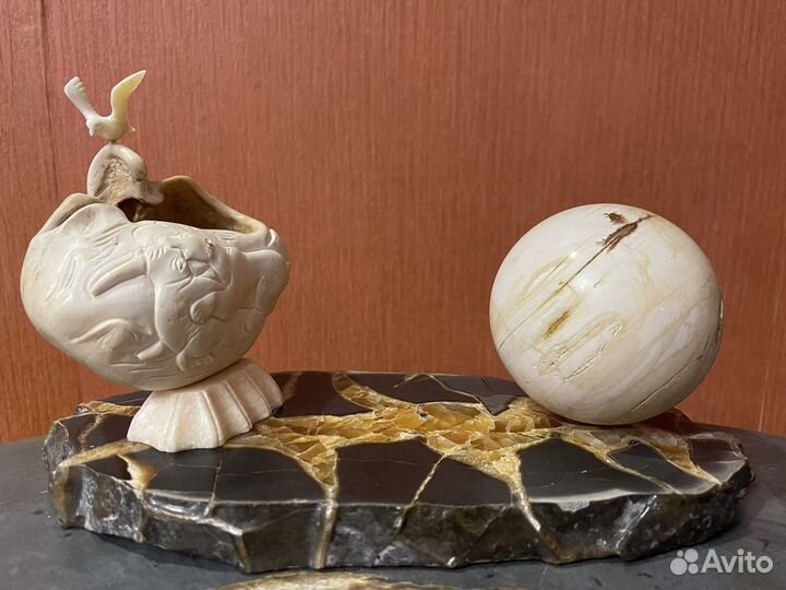 Редкая северная композиция из кости