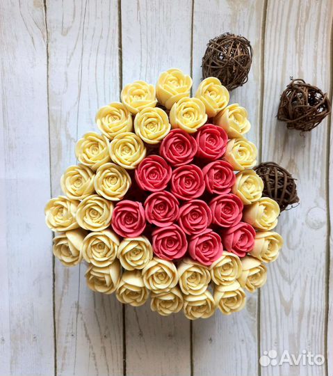 Шоколадные розы на 14 февраля