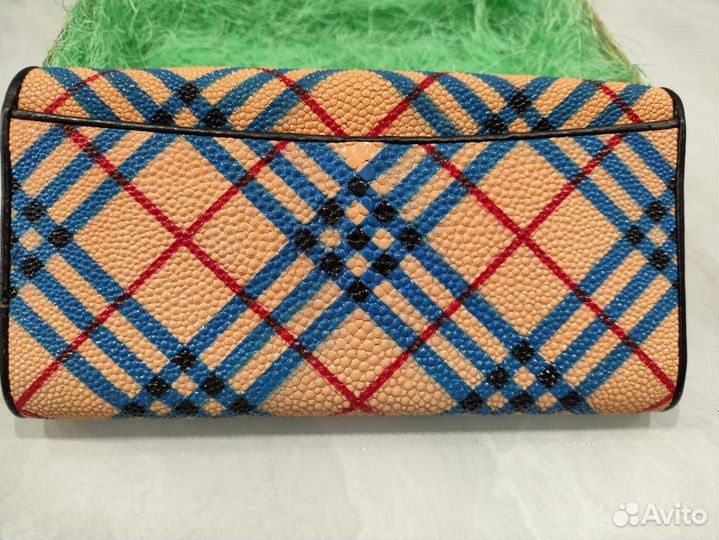 Кошелёк новый женский большой кожа ската