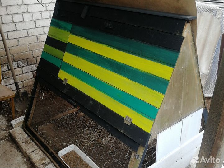 Домик для кур с выгулом