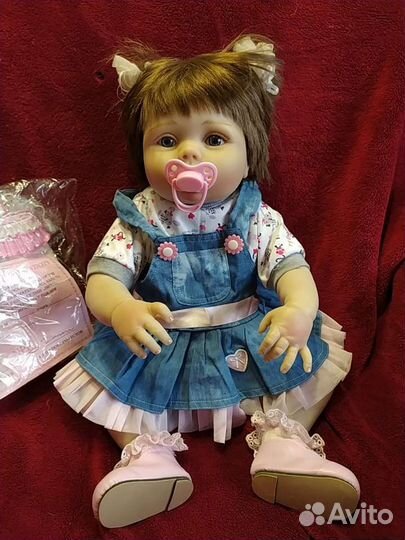 Кукла Реборн силиконовая девочка