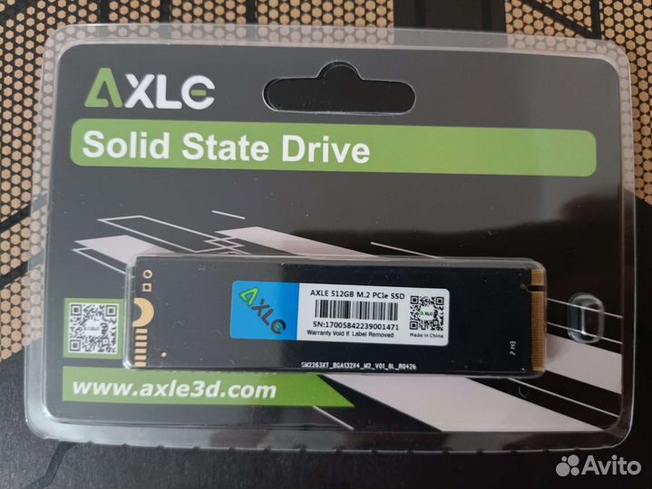 Ssd 512gb axle