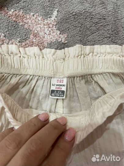 Костюм льняной для девочки