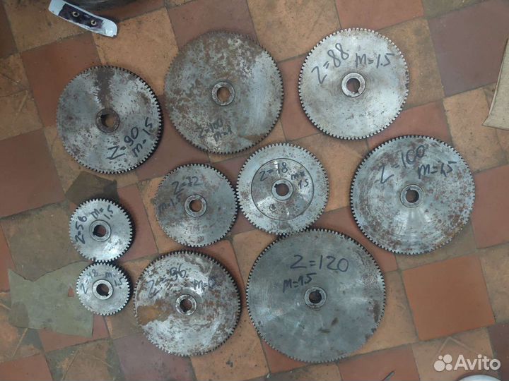 Шестерни гитары токарного станка