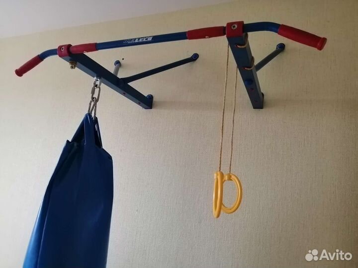 Турник с кольцами + груша боксерская