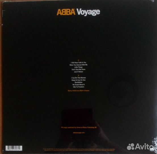 Виниловая пластинка abba - voyage (Picture Vinyl L