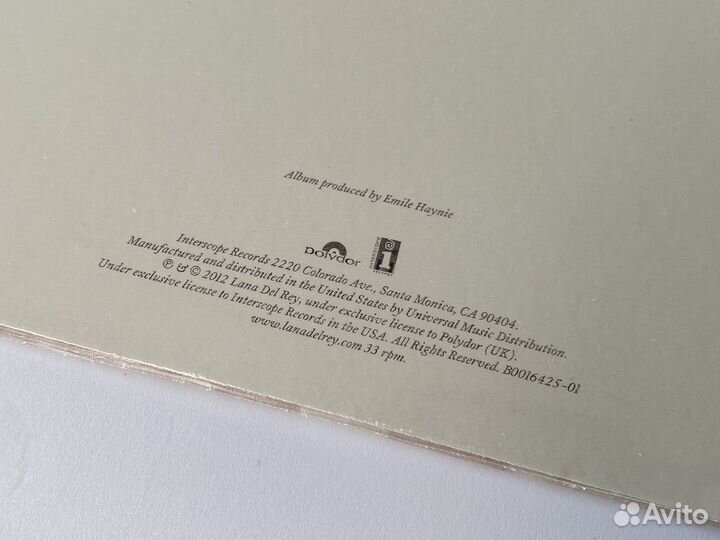 Lana Del Rey - Born To Die (Made in USA)