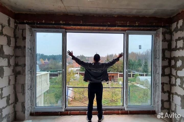 Двери алюминиевые 200х80