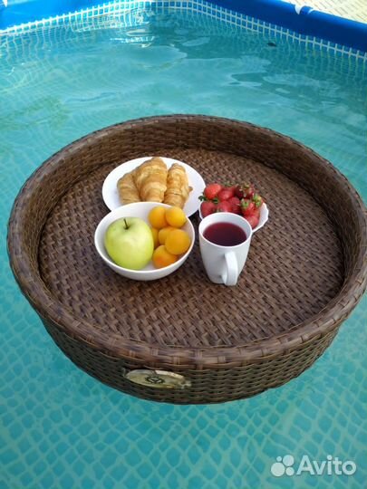 Плавающий поднос (столик) для бассейна